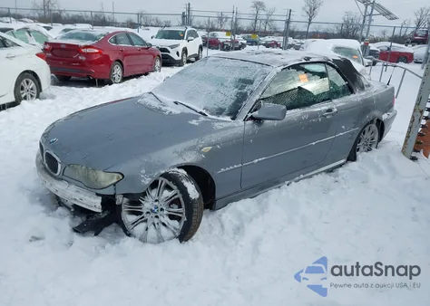 2004 BMW 330Ci z USA, uszkodzony, nr VIN WBABW53414PL46779